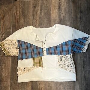 Plaid Patchwork women’s small